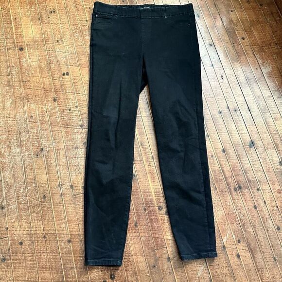 Liverpool Jeans Company Denim - Liverpool black stretchy pull on 10/30 normcore jeggings